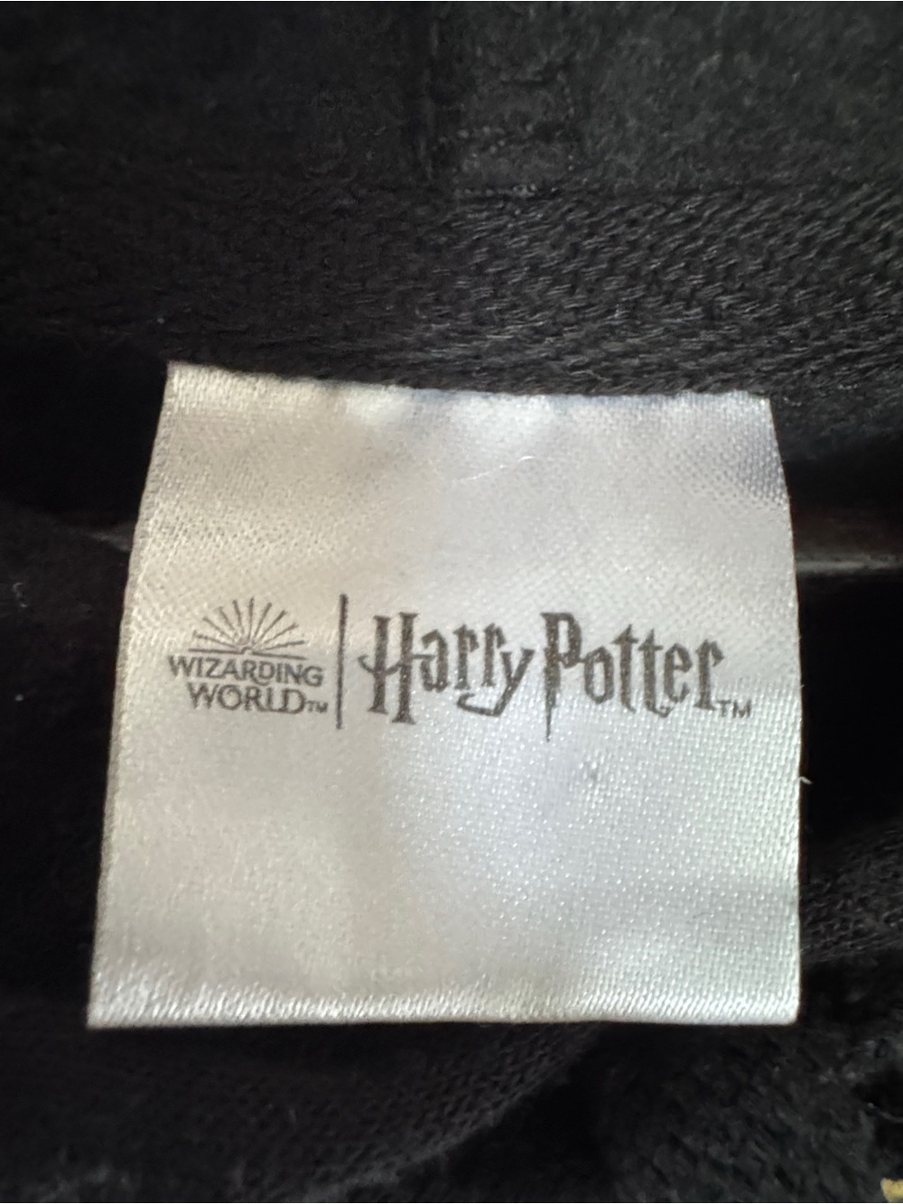 Hogwarts Crest Black Hoodie with Gold Accents - Picture 8 of 8